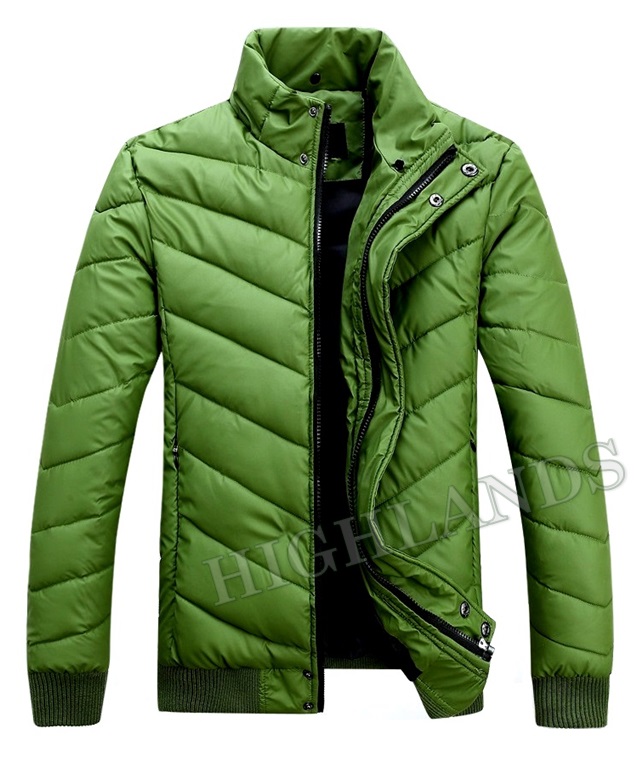 Synthetic insulated jacket with rib hem and cuffs. Slant-quilted, slim fit cutting, hand pocket with...
